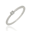 Fehér arany gyűrű 52-es méret - B49116